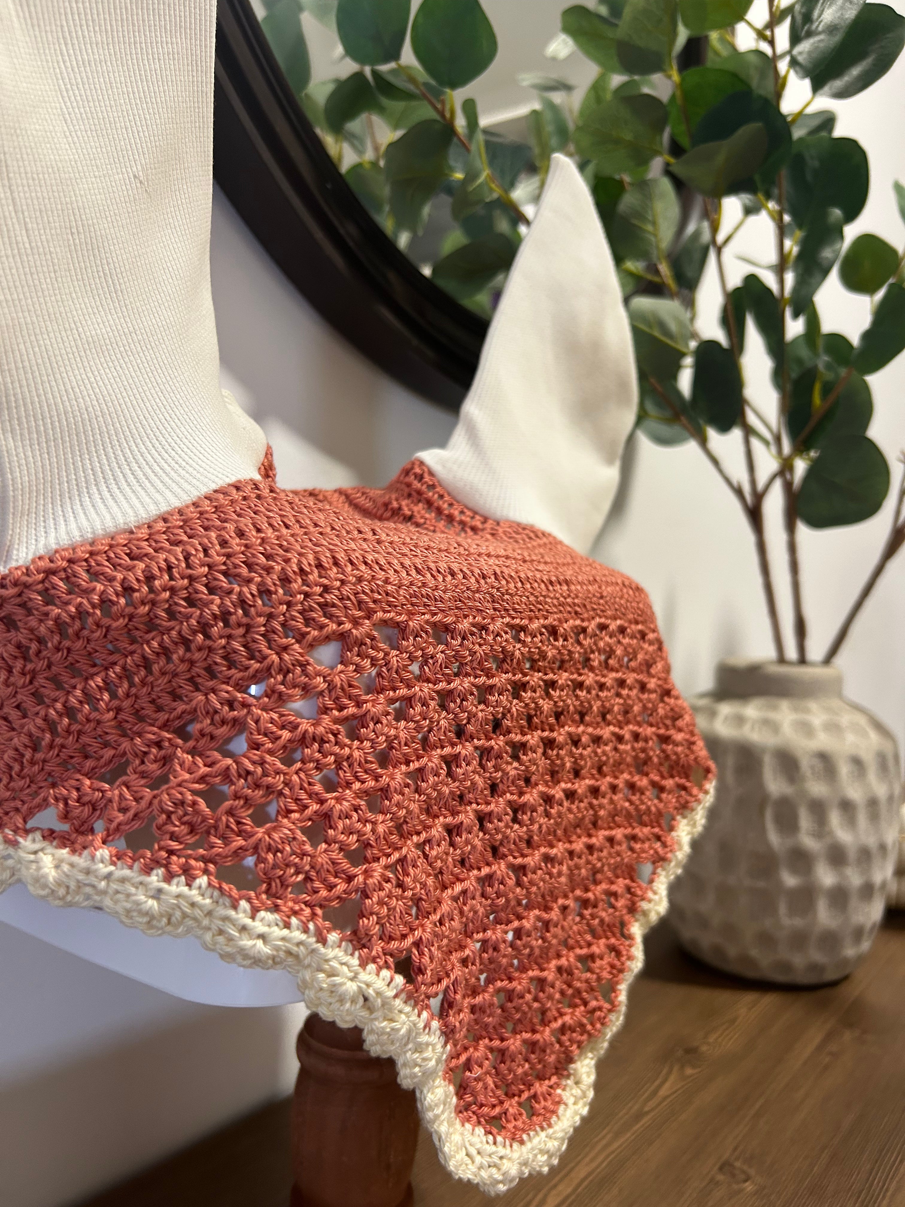 Bonnet anti-mouches Victoria – Rose & Écru - Taille cheval - Disponible desuite