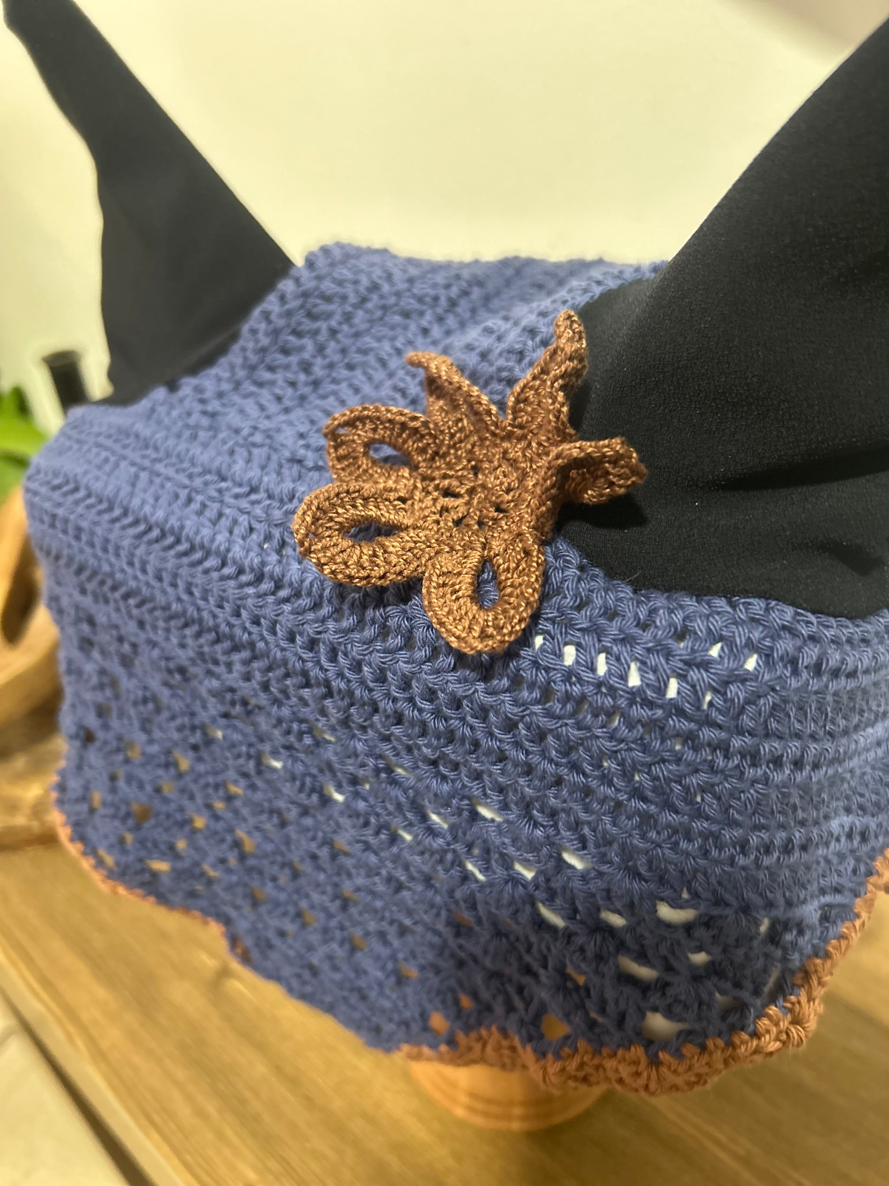 Bonnet Anti-mouche Victoria Flower - Taille cheval -Fleur amovible